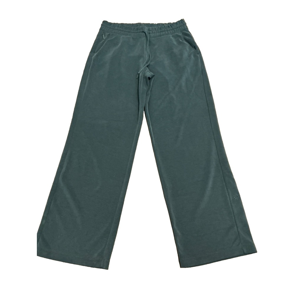 ATHLETA Seasoft Mid Rise Straight Pant Medium Athletic Luxury | Pine #472259